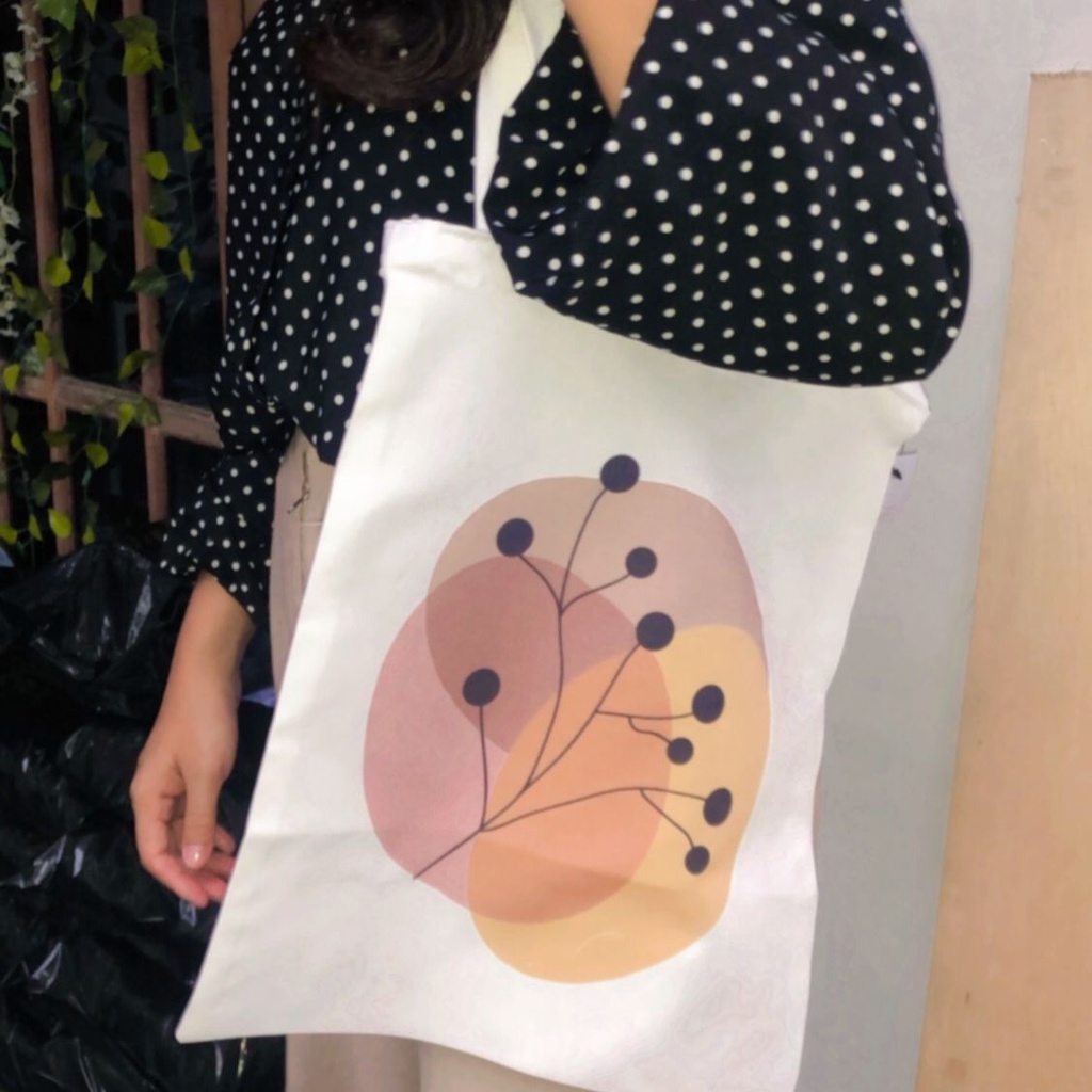 TOTE BAG WANITA KANVAS MOTIF MURAH/ Tote bag wanita premium,Tote bag ala korea Aesthetics, Resleting