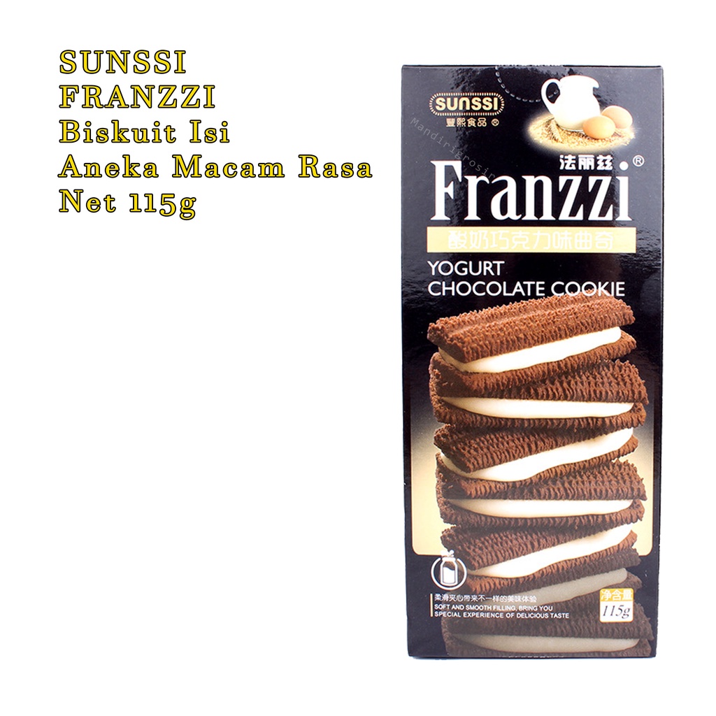Biskuit Franzzi  * Franzzi * Biskuit Isi  Aneka Macam Rasa * Biskuit * 115G