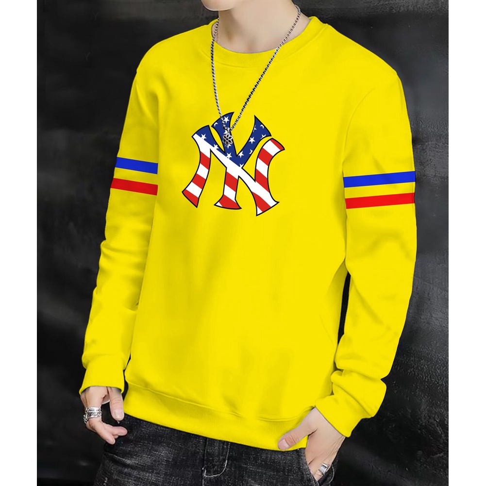 Sweater Pria/Sweter Pria/Sweter/Sweater News Yorks colorful Bahan Babyterry UK M-L-XL-XXL