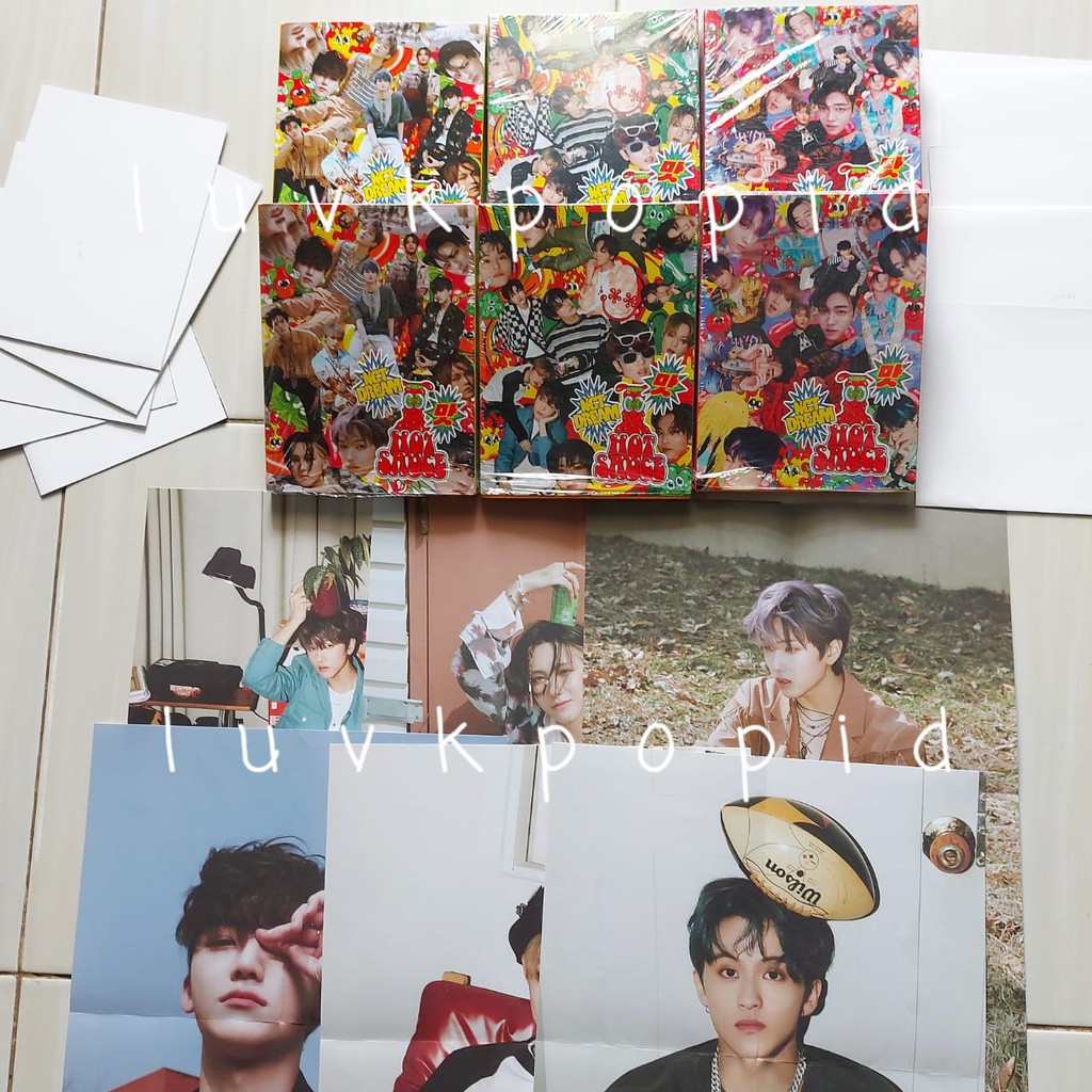 Album NCT Dream HOT SAUCE Photobook Unsealed Crazy Boring Chilling Poster Jaemin Mark Jisung Haechan
