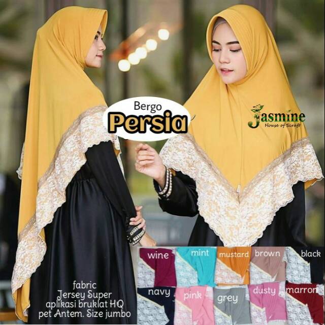 Hijab Instant BERgO PERSIA by Chory jasmine