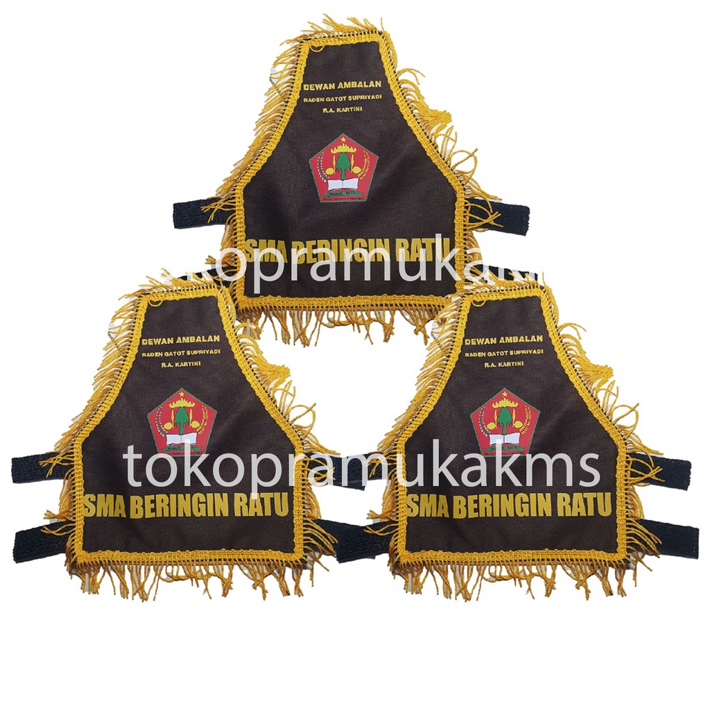 Ban Lengan Pramuka CUSTOM Dtf Print Logo Polisi Pmr Pmi Costum Satuan Bukan bordir