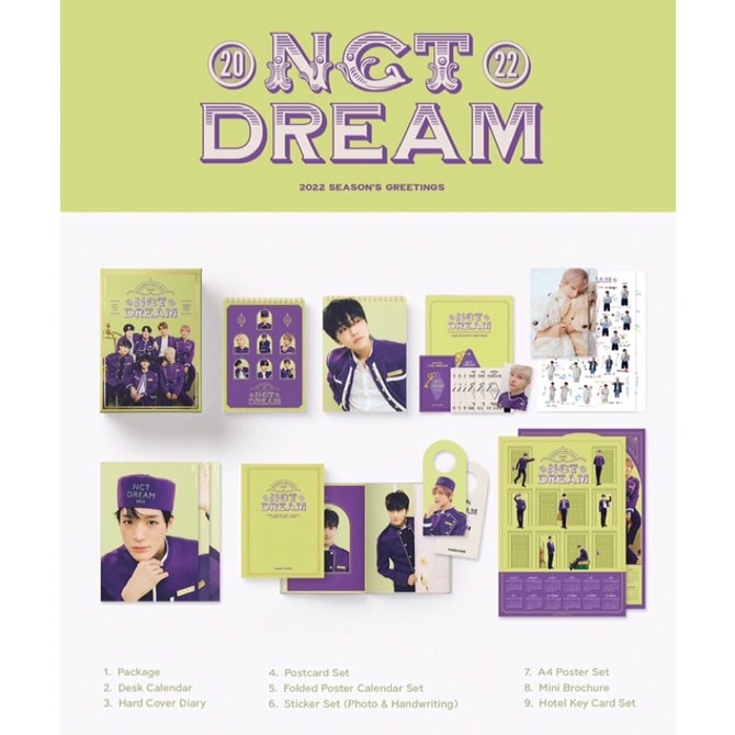 Season Greeting 2022 NCT Dream RENJUN JISUNG CHENLE SET