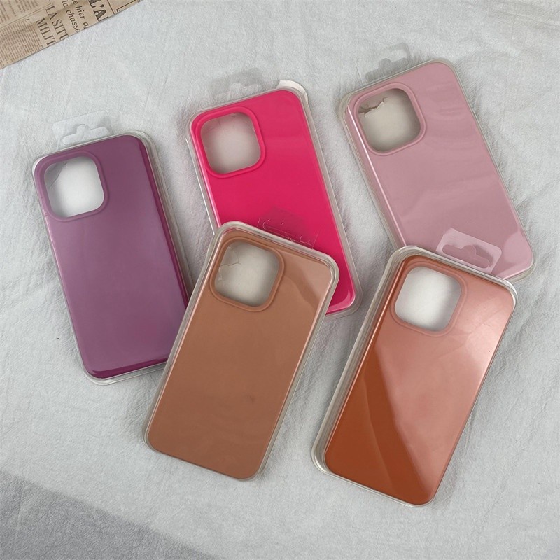 Soft Case Silikon Motif Buah Naga Warna Pink Apricot Oranye Untuk IPhone 11 12 13 Pro X XR XS Max 7 8 Plus