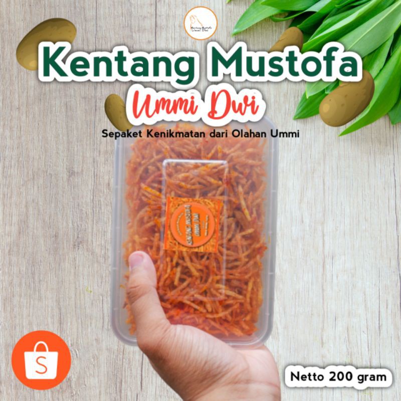 

200 gram - Kentang Mustofa/Pedas/Balado Gurih Renyah Murah - Kentang Mustofa Ummi Dwi