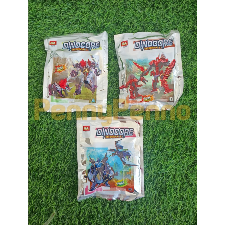 Mainan Robot Rakit Dinocore, Dinonaga, Excavator, Construction Truck Deformation HA / Robot Bongkor 