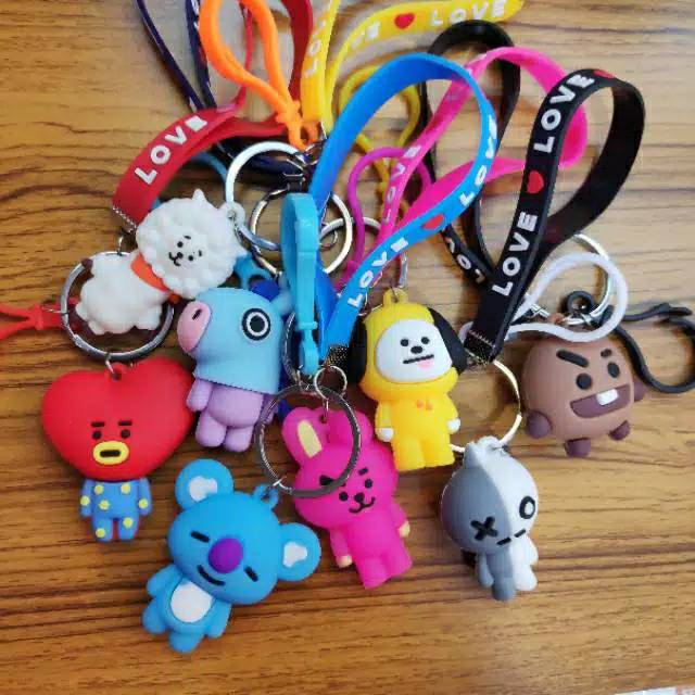 Gantungan kunci BT21 BTS KPOP , KEY CHAIN