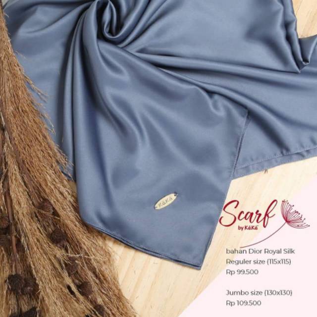 HIJAB SEGIEMPAT SYARI SILK ||  KEKE