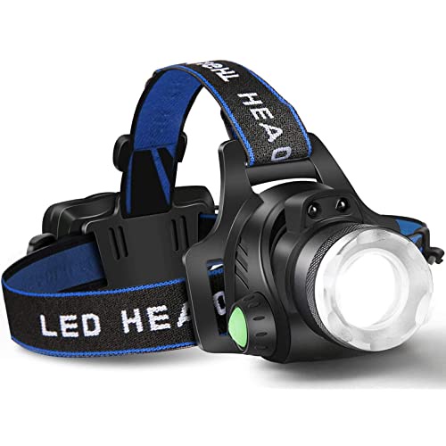 *COD* Senter kepala Headlamp High power LED ZOOM XML T6 + Batrai charger 568D