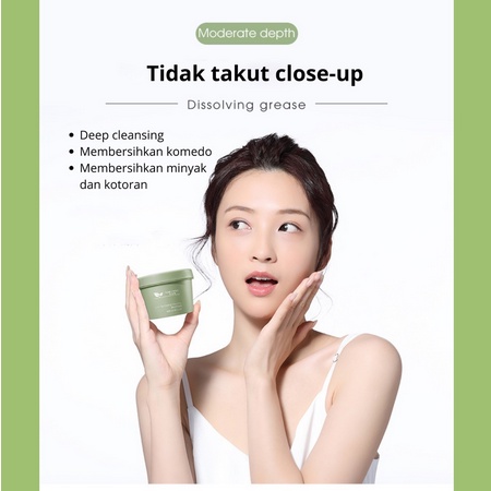 DB Maigoole Green Tea Clay Mask Masker Wajah Green Tea Pore Clean Clay Mask - 100gr