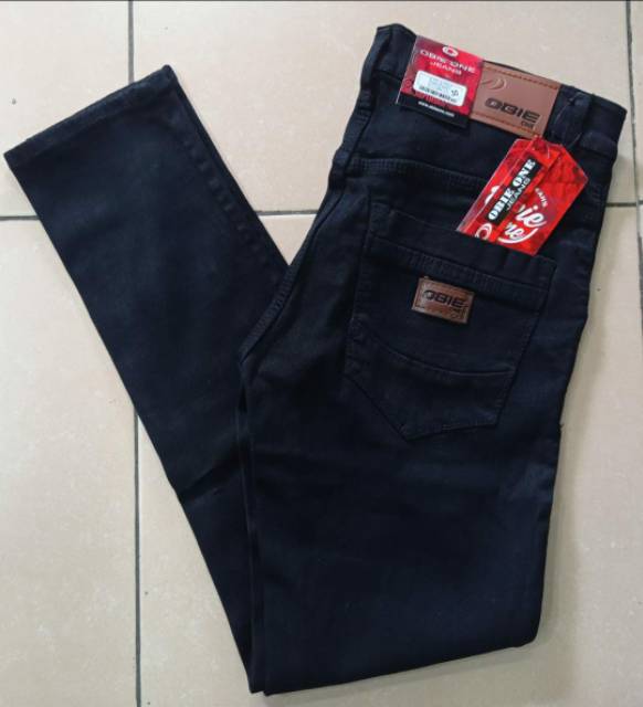 CELANA DENIM HITAM PRIA / CELANA PENSIL HITAM PRIA 27 32