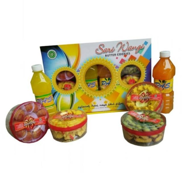 

Paket kue lebaran sari wangi 4+2