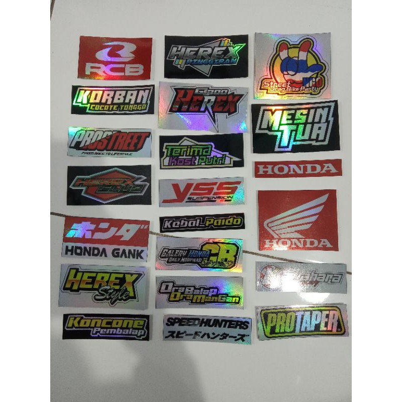 

sticker hologram custom