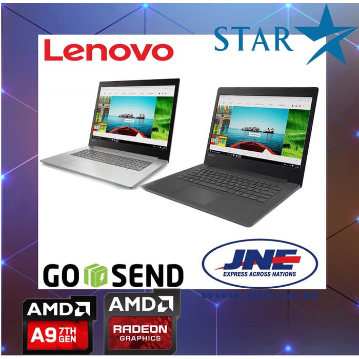 LAPTOP GAMING LENOVO IDEAPAD 320 14AST AMD A9 9420 4GB 1TB RESMI