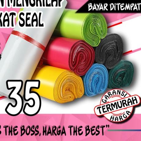 

➸ PREMIUM POLYMAILER PUTIH 25X35 ISI ±100 HALUS TEBAL PRAKTIS & MEWAH ➳