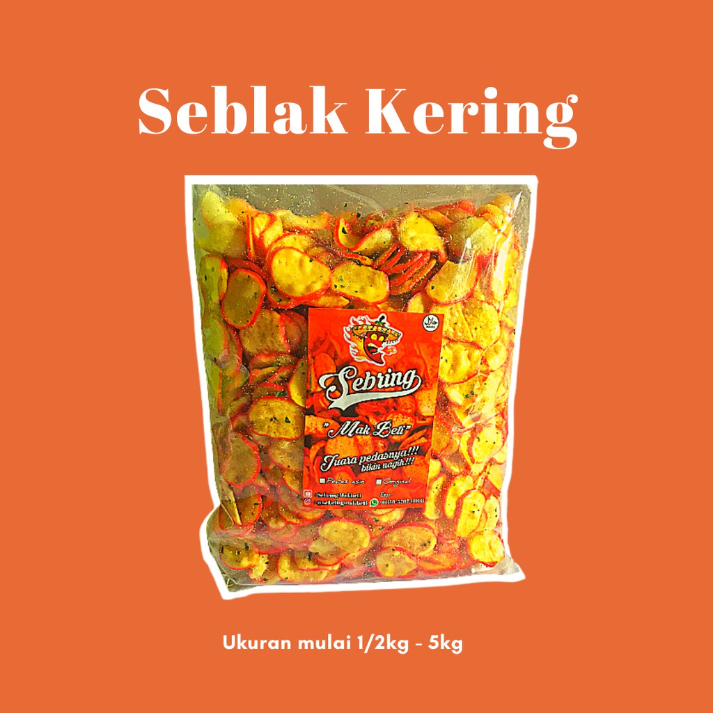 

(COD) SEBLAK KERING PEDAS/GARING PEDAS 1/2KG