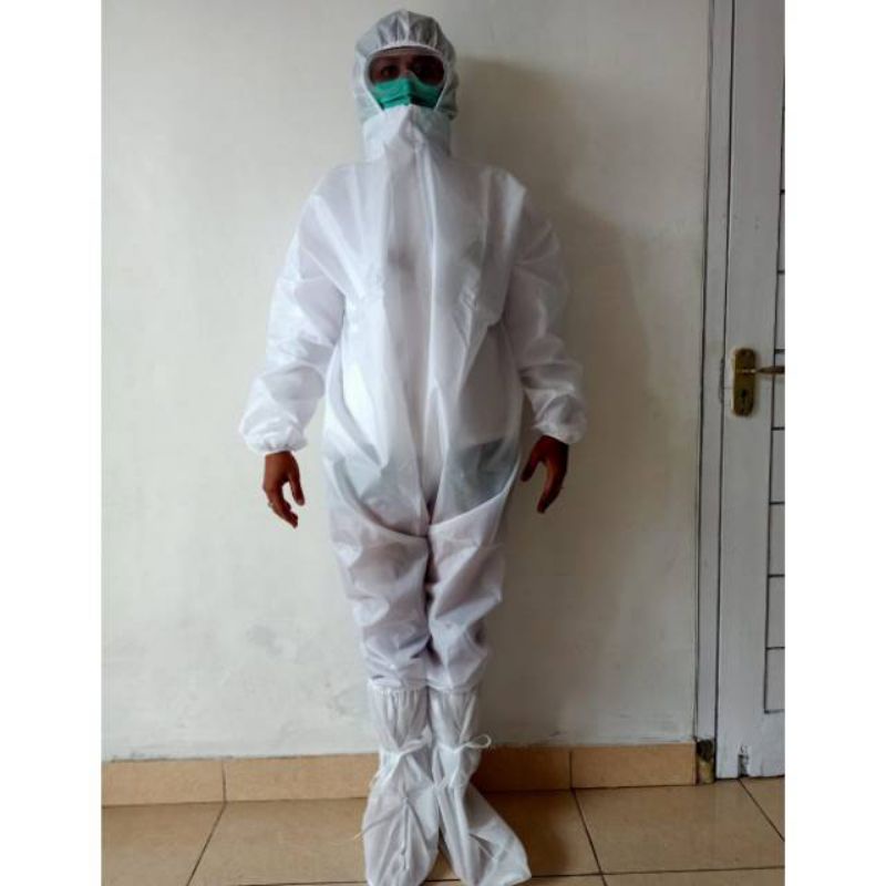 APD BAHAN MICROPORUS MURAH COVERALL HAZMAT BOHO INDEX NON KEMENKES gramasi 70 SEKALI PAKAI