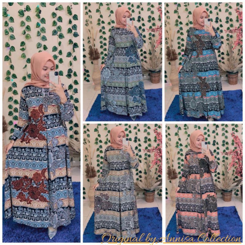 GAMIS ROSE PRINT by Annisa Collection