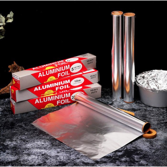 Jual TU88 Alumunium Foil Roll Pembungkus Makanan Aluminium 10 Meter ...