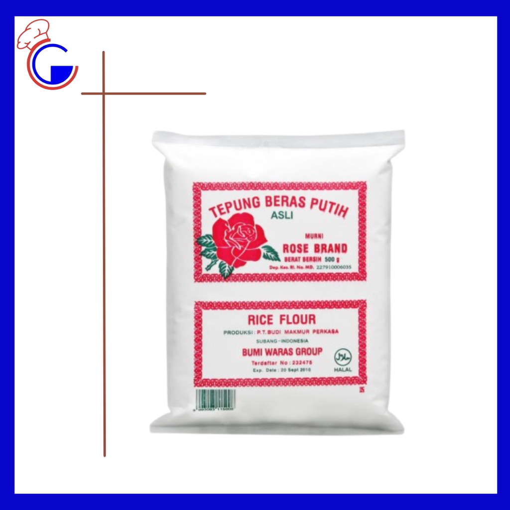 

Tepung Beras Putih Rose Brand 500Gr