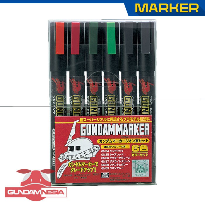 Gundam Marker Zeon Set