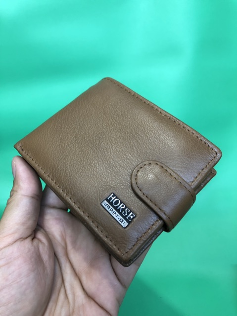 DOMPET LIPAT PRIA KULIT ASLI IMPERIAL HORSE UKURAN MINI DILENGKAPI DENGAN KANCING