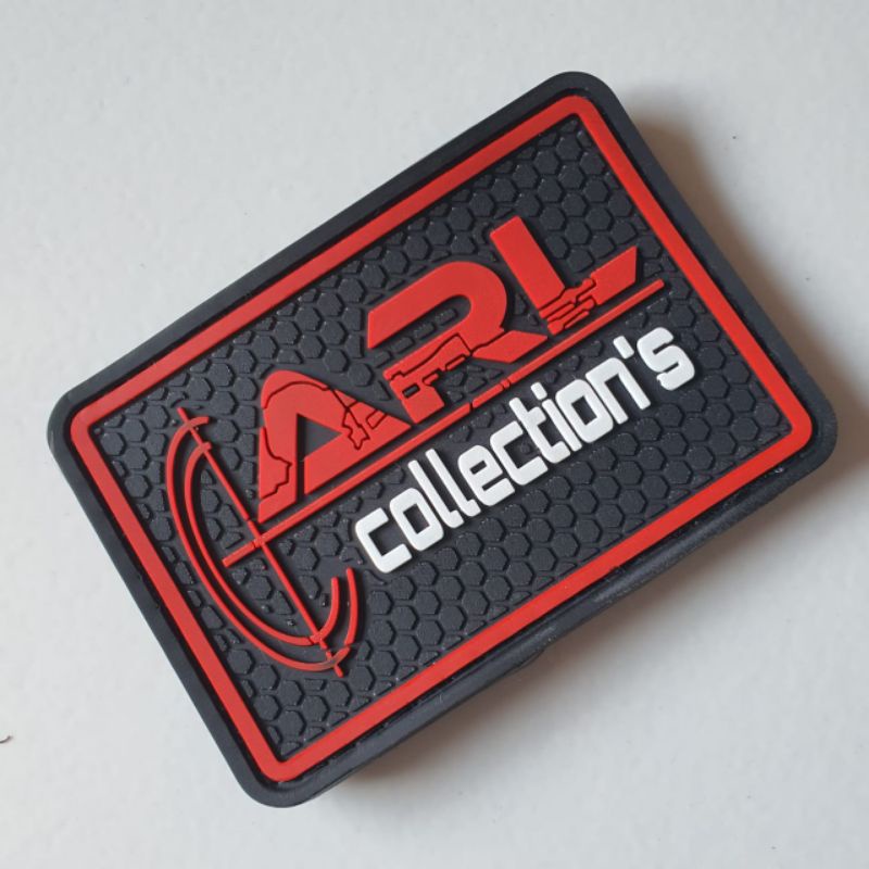 patch rubber logo ARL COLLECTIONS - rubber patch tactical - tempelan emblem karet velcro