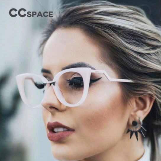 CCSPACE Ladies Sexy Cat Eye Glasses Frames For Women GORGEOUS Brand Designer Optical EyeGlasses