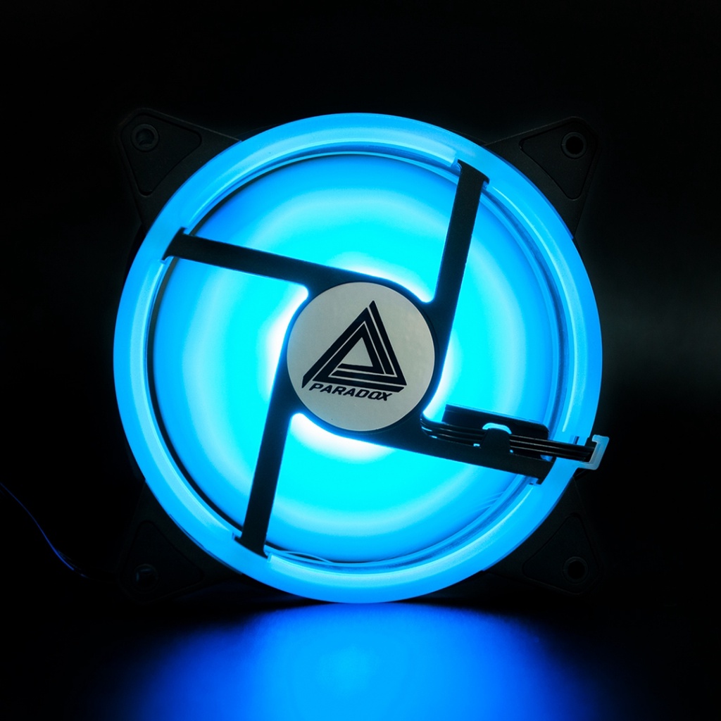 Paradox Gaming AURORA III Blue LED 120mm Fan Case