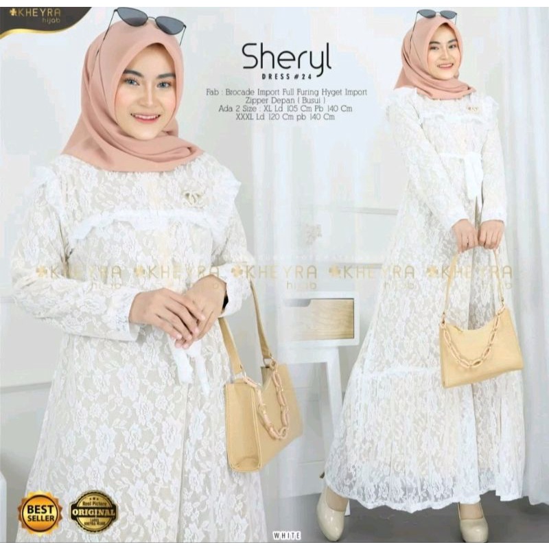 dress brokat sheryl ld.105cm best seller