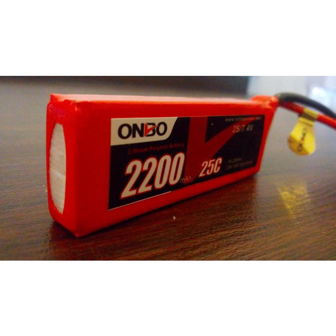 Lipo Battery 2s7.4v 2200mah 25-50c Onbo Nano Power