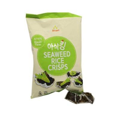 

Binari Seaweed Rice Crisps Korea Wasabi flavour - Snek Beras Krekers Korea rasa wasabi