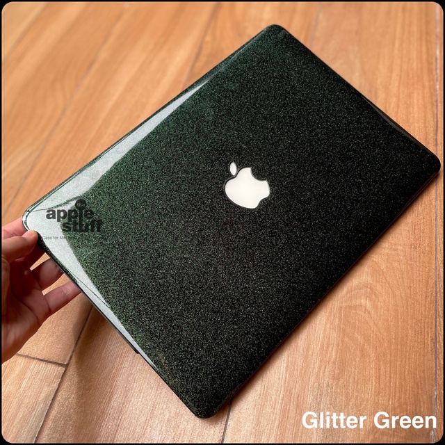 Macbook Case GLITTER GREEN