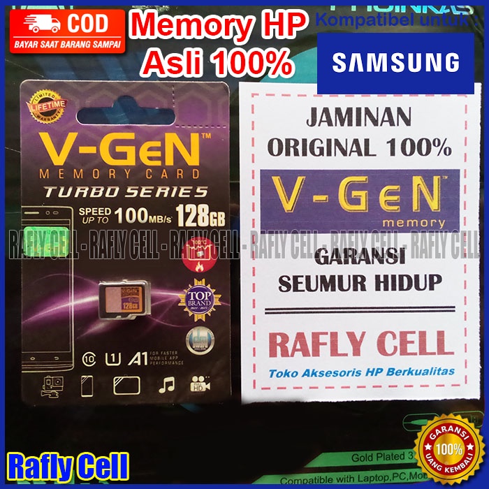 Memori Vgen Original FOR HP SAMSUNG A04 A04S A04E A53 A33 A23 A13 A03 CORE PLUS A20 A21 A22 A30 A31 A32 A40 A41 A42 A50 A51 A52 A60 A61 A62 A70 A71 A72 5G M11 M12 M20 M22 M30 M31 Memory Card Micro SD 4GB 8GB 16GB 32GB 64GB 4 8 16 32 64 128 GB
