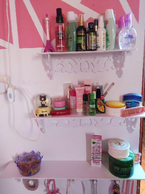 Rak Dinding Set 3in1 Gantungan Hook Holder Storage Serbaguna