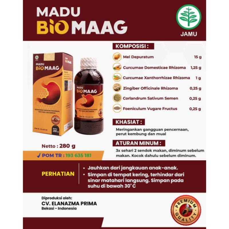 MADU BIOMAAG ASLI ORIGINAL