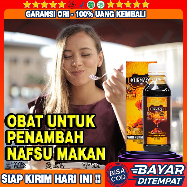 KURMAQU, Herbal Penambah Nafsu Makan, Obat Herbal Penambah Nafsu Makan Anak, 100% ORIGINAL