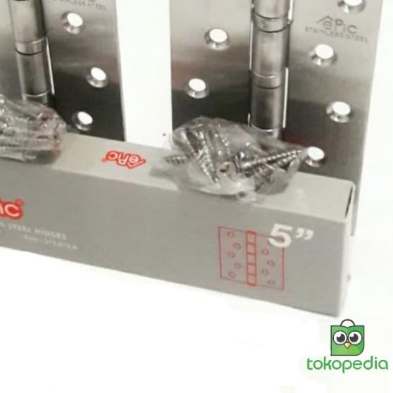 ♕ Engsel 5 Inch Pintu / Jendela Stainless Steel ✧