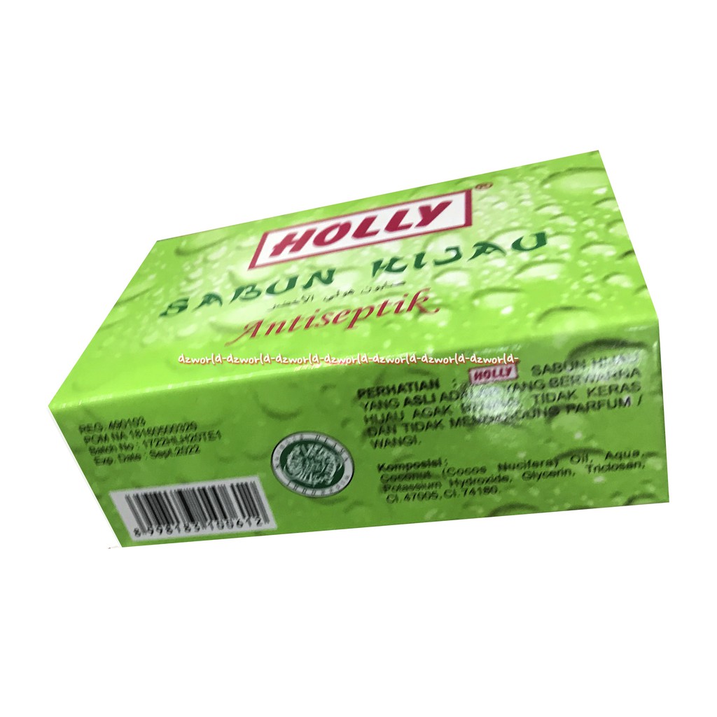 Holly Sabun Hijau Antiseptik Green Soap Batangan 200gr Sabun Mandi Batang Holi Holy