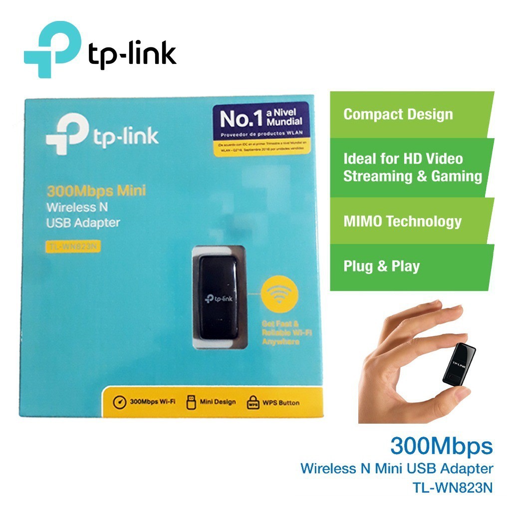 USB WIFI Adapter TPLINK TL WN823N 300Mbps Mini Wireless