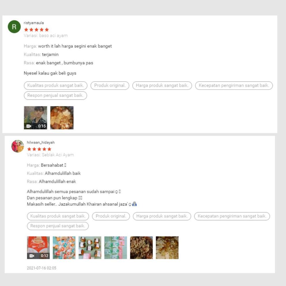 

Bayar Di Tempat SIOMAY KERING MINI 1KG BANDUNG PEDES TERMURAH TOPING BASO ACI SOMAY KERING BANDUNG SEBLAK INSTAN ㍐