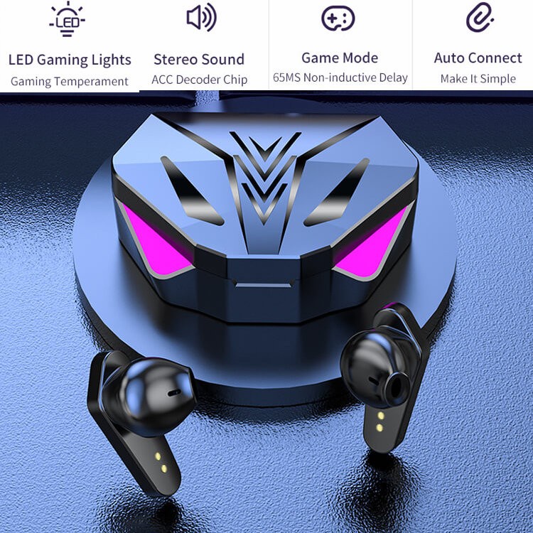 Xboon X15 TWS Headset Earphone Wireless Bluetooth 5.0 Gaming Low Delay-1