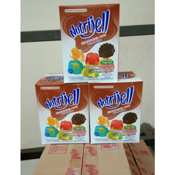 

(COD) nutrijel coklat isi 12pcs/nutrijel rasa coklat murah