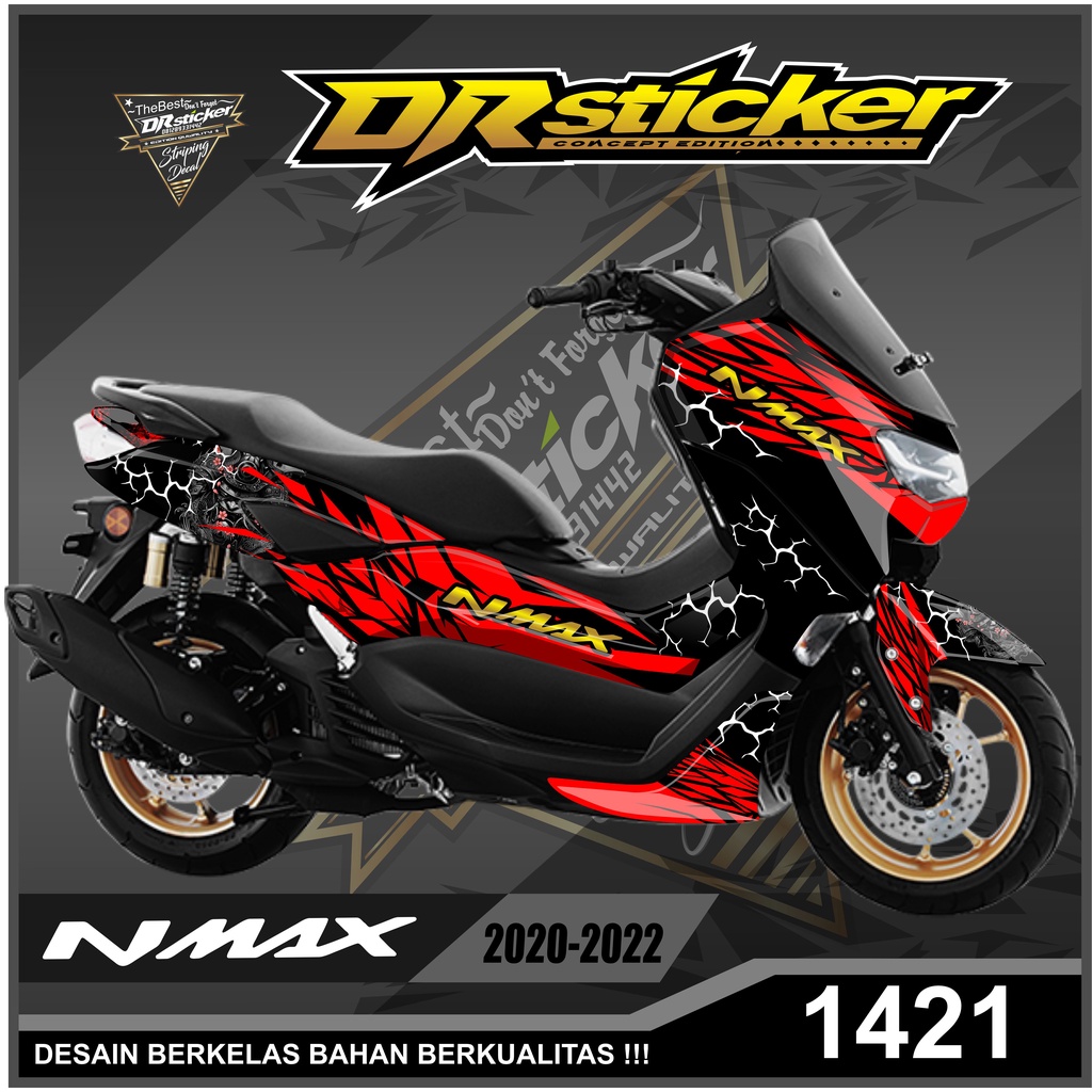 Dekal Sticker Suka" NMAX New Full Body sticker Decal Custom NMAX Desain Samurai Stiker full body