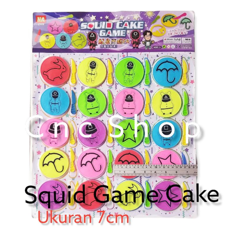 Mainan Anak Squid Game Cake Potong Lucu Murah