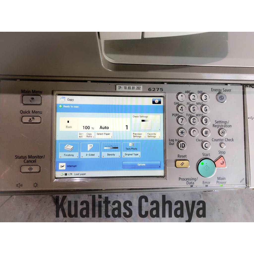 Mesin Fotokopi Canon IRA Advance 6275 Grade A USA Rekondisi