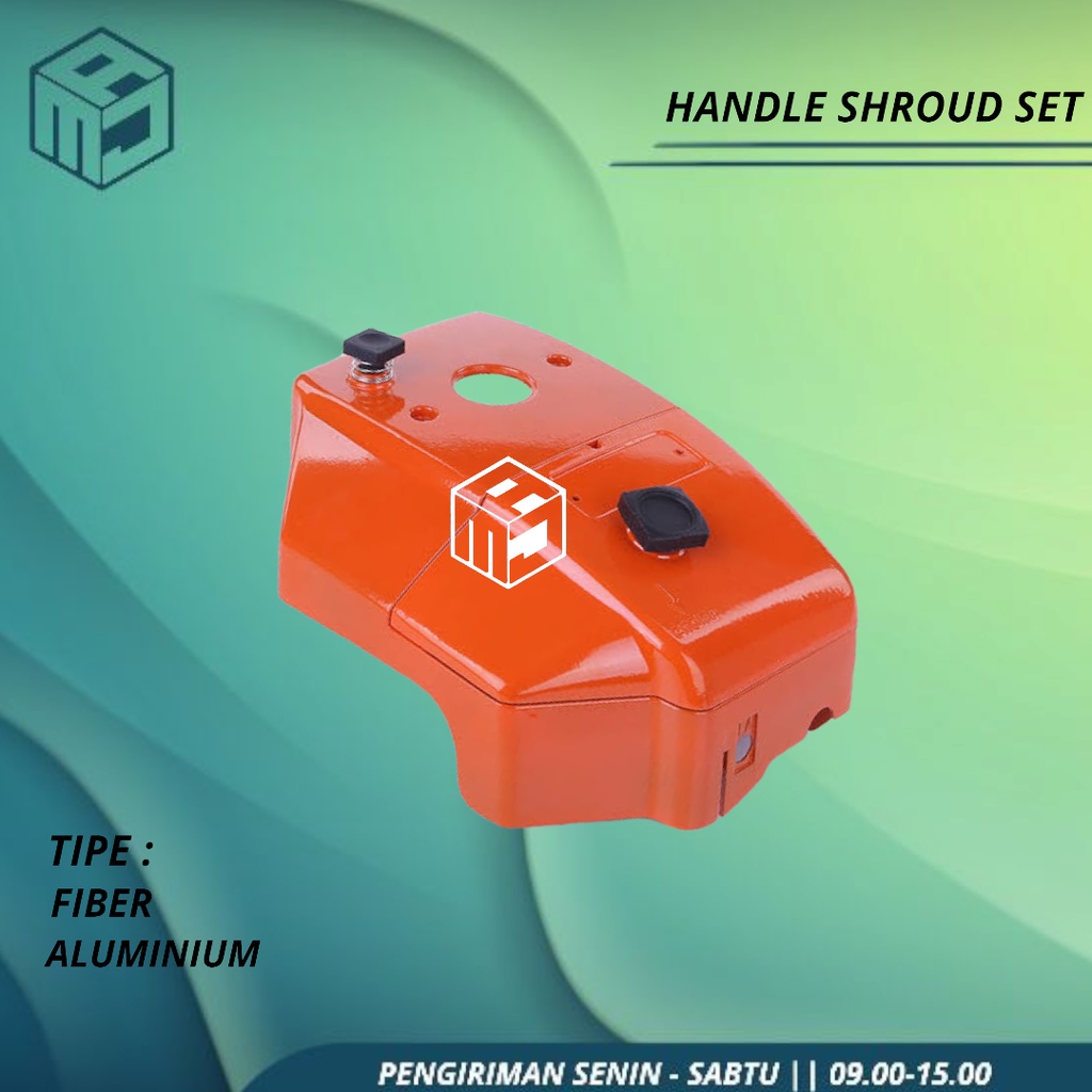 Handle Shroud Set Kap Atas Aluminium &amp; Fiber Senso MS070 Chainsaw 070 Bar 36