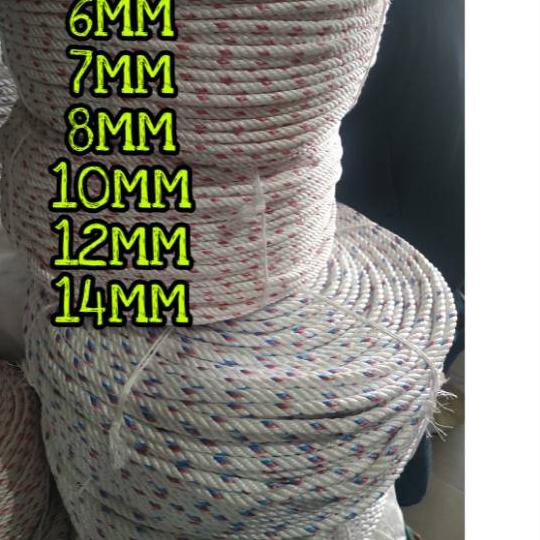 

Termurah!! (cpi-1272) TALI TAMPAR/TALI TAMBANG UKURAN 6-14MM PER KG