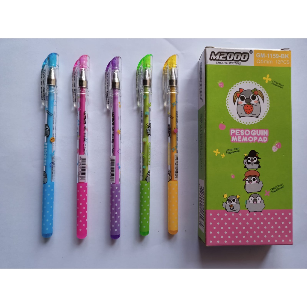 

BALLPOINT M2000 12PCS GROSIR Pulpen GM-1159-Bk 0.5mm