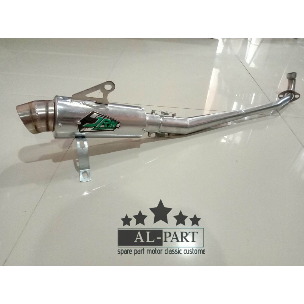 knalpot racing jrm supra fit new-supra x100